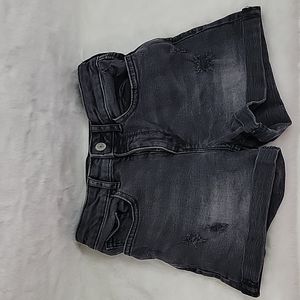 GAP Kids Denim Black Shortie High Rise Size 10